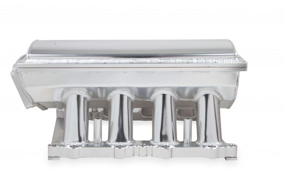 SNIPER EFI FABRICATED RACE SERIES INTAKE MANIFOLD - 2011-14 FORD 5.0L COYOTE - SILVER - Image 5